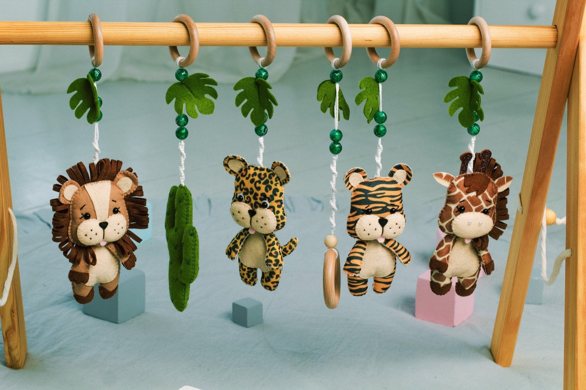 Safari Baby Play Gym - WoollyFox